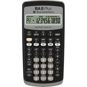 Texas BAII Plus financial calculator uk manual